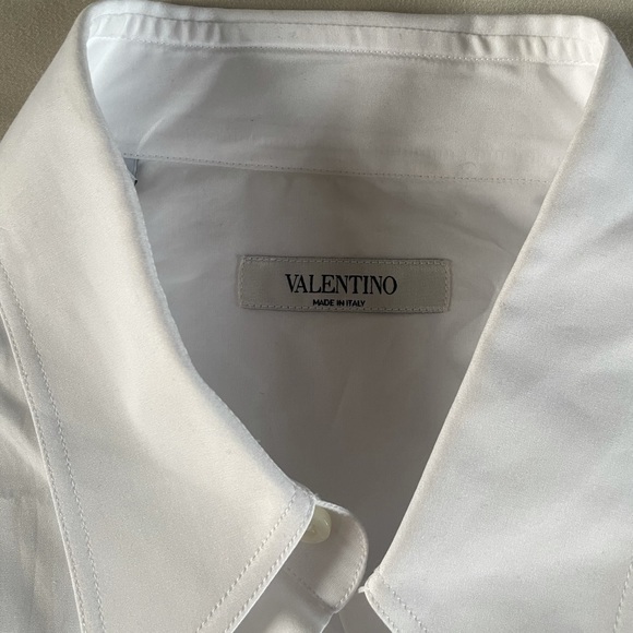 Valentino Mens VLOGO Deconstructed Oversized Shirt - Picture 4 of 7